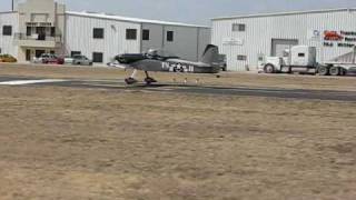 Crazy Woman RV8 Takeoff [upl. by Ainerol839]