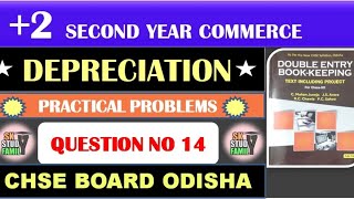 Depreciation Class 12Practical Problem Question No 14Accounting 2 2nd year Commerce [upl. by Ilam]