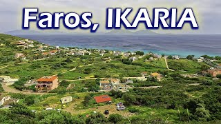 Greek Village in Longevity Blue Zone  Faros Ikaria [upl. by Ecikram]