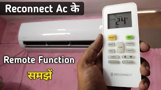 How to use Reconnect ac remote control [upl. by Traci]