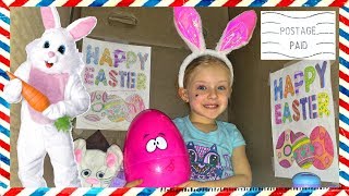 I Mailed Myself in a Box to the Easter Bunny and IT WORKED Easter Egg Surprise [upl. by Nitsa128]