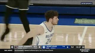 Gibson Jimerson 27 Points 7 Three Pointers vs Saint Joes  Full Highlights for Saint Louis 011024 [upl. by Matilde]