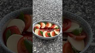 When in doubt caprese salad it is 🍅🌿 food appetizer party healthy healthyfood snacks fyp [upl. by Manoop]