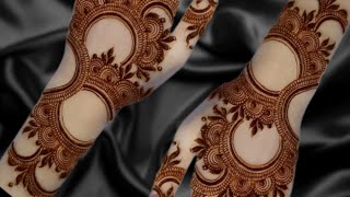 Attractive Back Hand Simple Arabic Mehndi Designs For Begginer ll New Easy Arabic Mehndi Designs [upl. by Suoirtemed]