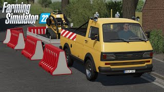 FS22  TRANSPORTING an EXCAVATOR on trailer  NEW Car mod for Farming Simulator 2022 Roleplay Mods [upl. by Attevroc]