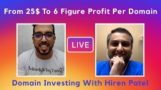 How to Buy and Sell Domains With Hiren Patel Qualitynames  Teradomain  6 Figure Domain Sales [upl. by Thornie]