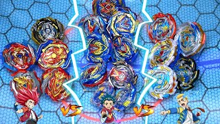 OMG Triple Evolution KNOCKOUT Tournament  Beyblade Burst Team Battle [upl. by Joly]