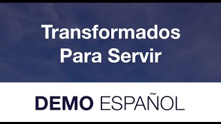 Señor Transfórmame Canto Tema  Transformados para Servir [upl. by Gilus]