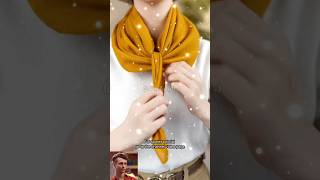 how to wear a scarf scarfstyle scarfstyling scarves scarffashion [upl. by Filiano]