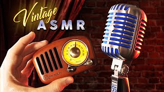 ASMR Vintage Mic amp Retro Triggers  Tingly Nostalgia for Sleep and Relaxation [upl. by Allebasi]