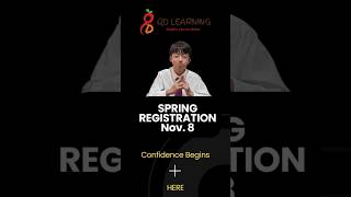 QD Learning Spring Registration Opens at November 08 [upl. by Esiuqcaj]