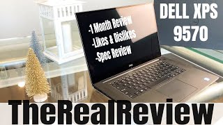 Dell XPS 15 9570  1 Month Review [upl. by Shelba]