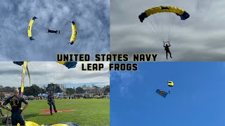 US Navy’s Leap Frogs at San Francisco Fleet Week 2024 [upl. by Irpac]