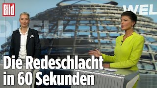 TV Duell Alice Weidel vs Sahra Wagenknecht [upl. by Aillicsirp]