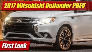 2017 Mitsubishi Outlander PHEV First Look [upl. by Novikoff901]