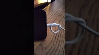 Tired off your phone charging cable diying Just do this One simple knot [upl. by Smiga645]