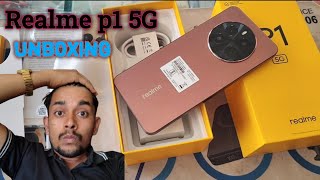 Realme p1 unboxing realme 5g new model 🔥🔥 realme p1 8256 GB new model 5G [upl. by Ardet]