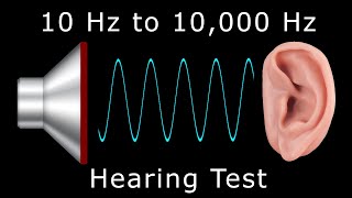 10 Hz to 10000 Hz Hearing Test [upl. by Yreffeg]