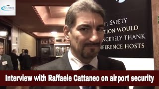 Interview with Raffaele Cattaneo on airport security [upl. by Tioneb303]