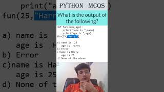 Python MCQ Solution Explained  1Minute Python Shorts infytqmcq infytq pythonprogramming python [upl. by Glad568]