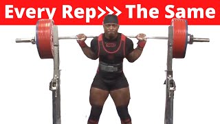 Powerlifter Squats 45 to 635 lbs With EXCELLENT Technique SHORTS [upl. by Skiest423]