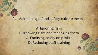 Risk Management PresentationHazards in Food Service Operations [upl. by Fielding]