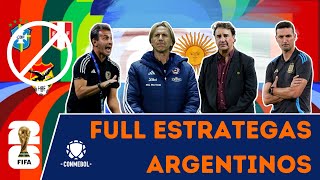 ENTRENADORES ARGENTINOS POR ELIMINATORIAS SUDAMERICANAS [upl. by Philipines]