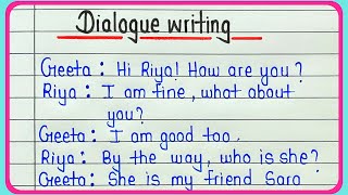 Write a dialogue writing Introducing a friend  Conversation between 3 friends in english [upl. by Xavier910]