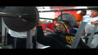 Kai Greene 405lbs shoulder press [upl. by Effy]