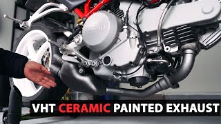 How to Ceramic Paint amp RESTORE Your Exhaust Full DIY Guide [upl. by Ahsiryt]