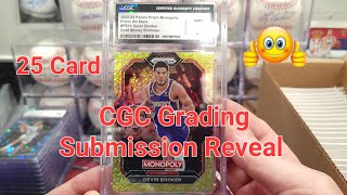 CGC Grading 25 Card Blind Reveal cgc [upl. by Yrffej]