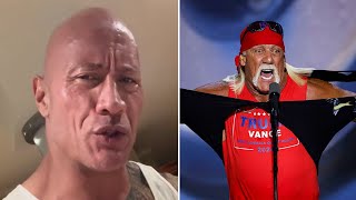 The Rock REACTS to Hulk Hogans Trump Speech at Republican National Convention [upl. by Ttiwed91]