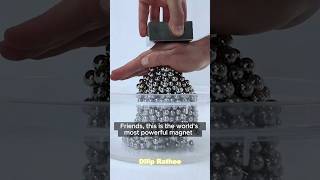 Worlds most strongest magnet 🧲 😲 दुनिया का सबसे मजबूत चुम्बक 😳 facts neodymiummagnets shorts [upl. by Hanikas143]