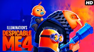 Despicable Me 4 2024 Full English Movie  Steve Carell Kristen Wiig Pierre Coffin  Review amp Facts [upl. by Nickie521]