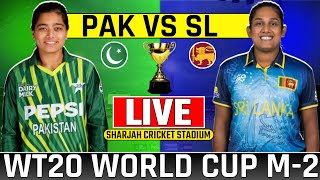 Live Pakistan Womens vs Srilanka Womens T20 Match2  Pakw vs Slw Live Cricket Match Today wt20wc [upl. by Davena455]