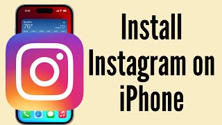 How to Download amp Install Instagram  How to Install Instagram App on iPhone [upl. by Concha314]