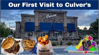 Our First Time Trying Culver’s [upl. by Essila]