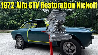 Restoring a Classic My 1972 Alfa Romeo GTV 2000 Journey Begins Episode 1 [upl. by Saxet976]