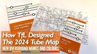 How The New Overground Colours Were Designed  2024 Tube Map [upl. by Nolra]