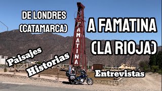 De Londres a FAMATINA  tres rutas  IMPERDIBLE  en moto por Argentina [upl. by Relda]