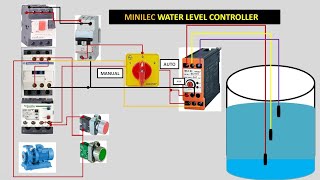 how to water level controller minilec WLC D1minilec [upl. by Ynez]