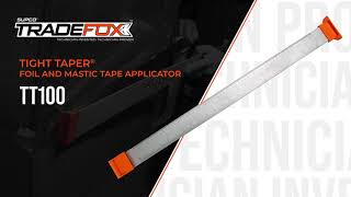 How to Apply Mastic Tape and Foil in Tight Spaces  SUPCO® TradeFox™ Tight Taper  Tech Invented [upl. by Kern]