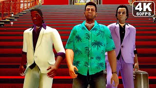 GTA VICE CITY REMASTERED All Cutscenes Full Movie 4K 60FPS [upl. by Aniretak]