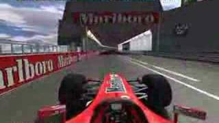 Monaco lap in rFactor  F1 Ferrari [upl. by Anna-Diana]