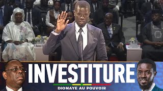 Prestation de serment du président de la république du Sénégal Bassirou Diomaye Faye [upl. by Fin]