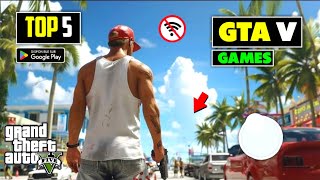 Top 5 Games Like GTA 5 For Android amp iOS in 2024 😍 [upl. by Asirram29]