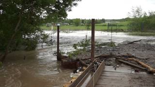 HOCHWASSER bei BISCHLEBEN am 2 Juni 2013 [upl. by Weinberg218]