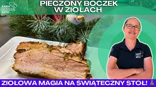 Kasia Gotuje Keto  Pieczony boczek w ziołach [upl. by Pauly]