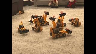 Dancing Diggers Stop Motion [upl. by Adnarahs]