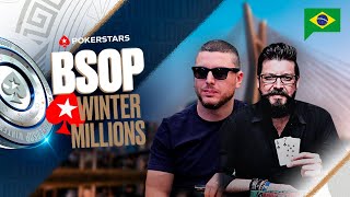 BSOP Winter Millions Main Event  DIA 4  Pokerstars Brasil [upl. by Benjy]